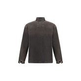 7FOR Black Cotton Denim Jacket